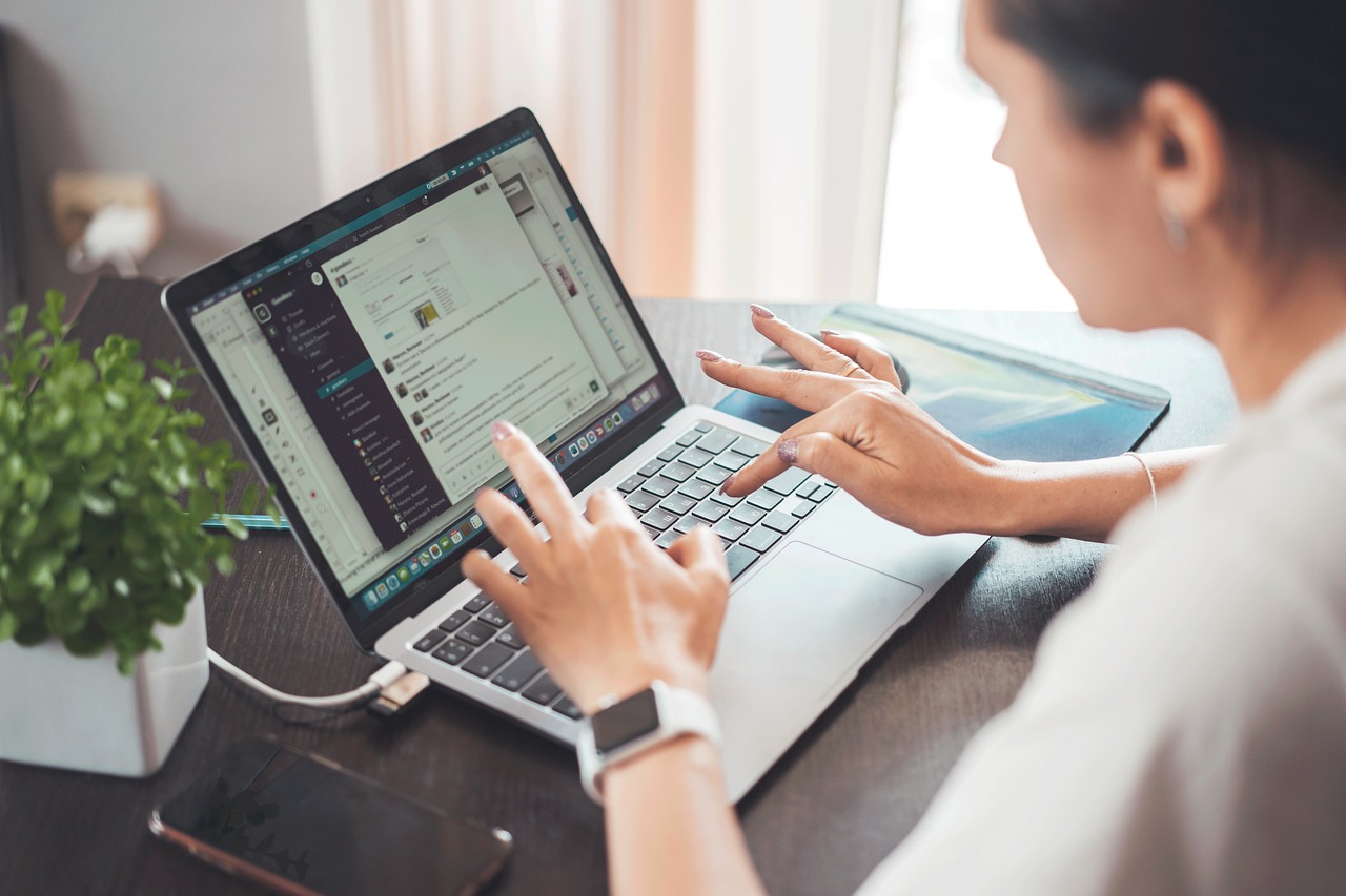 Telework, technology, laptop — Fostering Team Spirit through National TV Sports Coverage