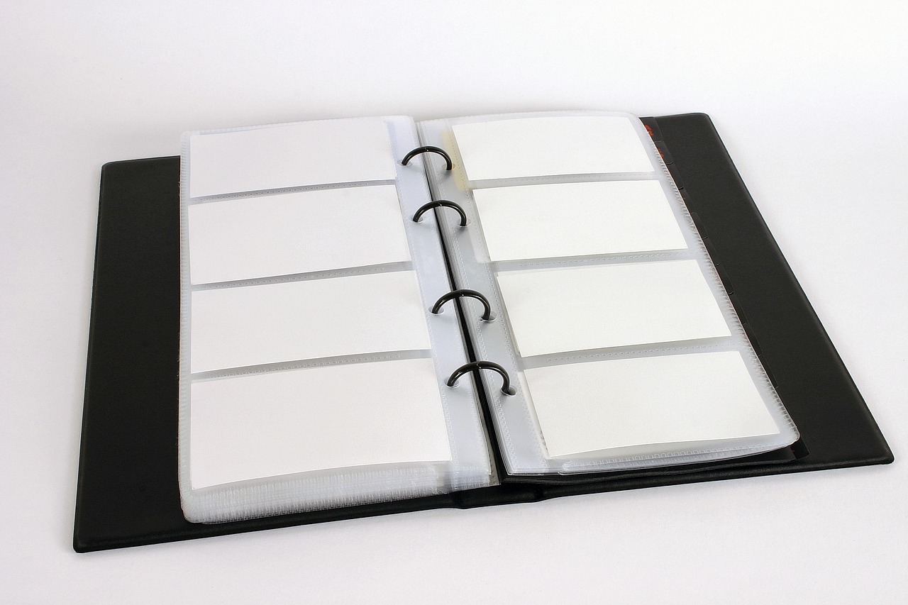 Business card holder, business cards, workbook — Streamline Engagement with a Reliable Like Pump Website
