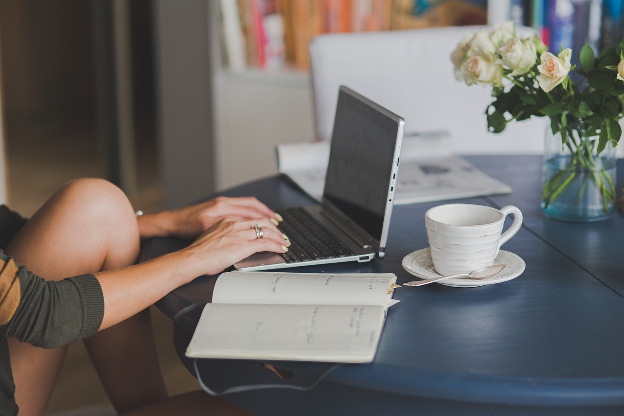 Laptop, workstaion, office — White Label PPC Solutions for Dynamic Agency Growth